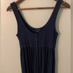 Hatch maternity softest ribbed nursing dress navy 1 small